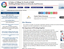 Tablet Screenshot of parents-teachers.com